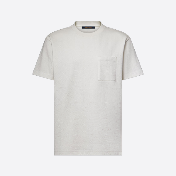 ルイ・ヴィトン 無地ピケジャカード 半袖シャツ