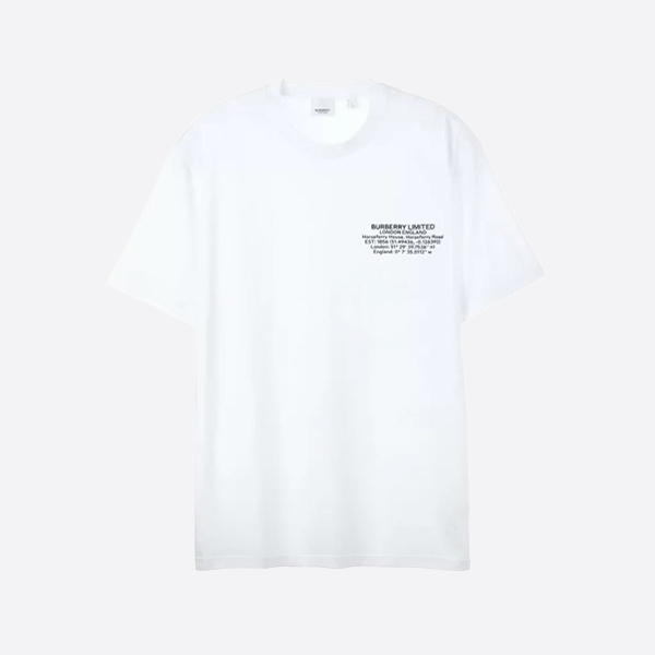 バーバリー テープレター スローガン 半袖