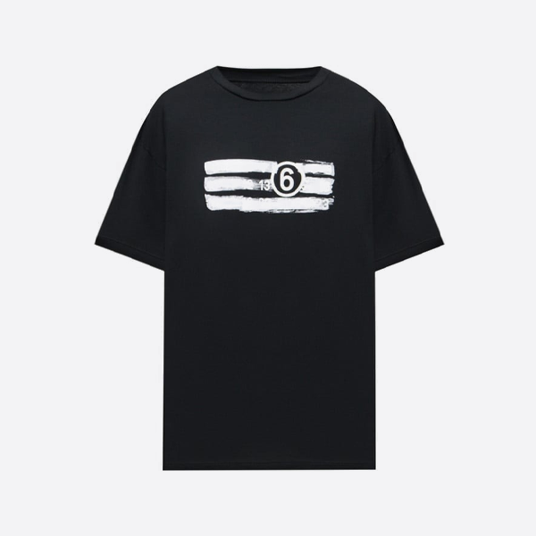 メゾンマルジェア デジタルプリント クルーネック 半袖Tシャツ