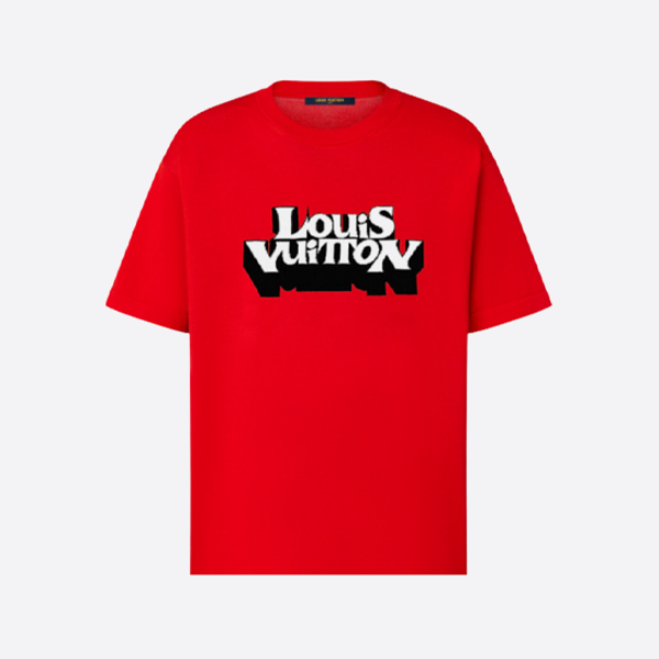 ルイ・ヴィトン モノグラムジャカードニット半袖シャツ