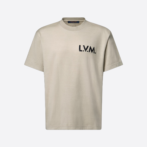 ルイ・ヴィトンロゴ刺繍入りテリークロス半袖シャツ