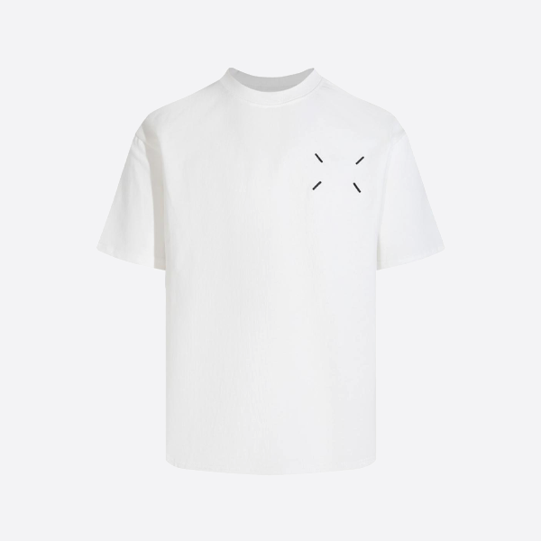 メゾン マルジェラ 背面にデジタルダブルイメージプリントを施した半袖Tシャツ