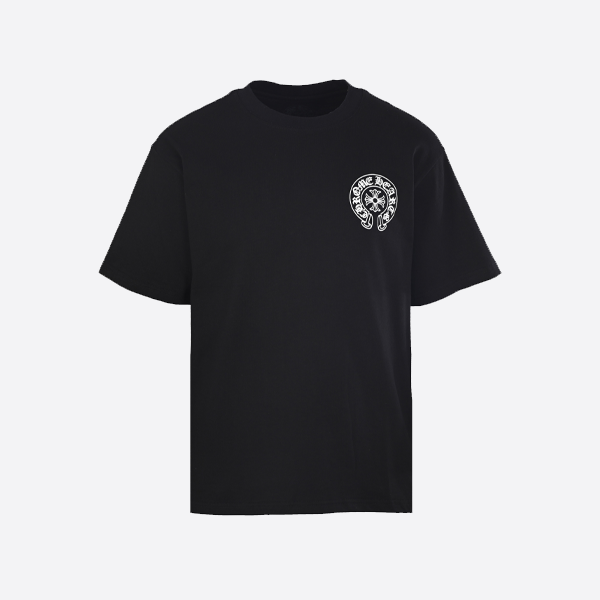 クロムハーツ フラッグ 半袖Tシャツ、ブラック