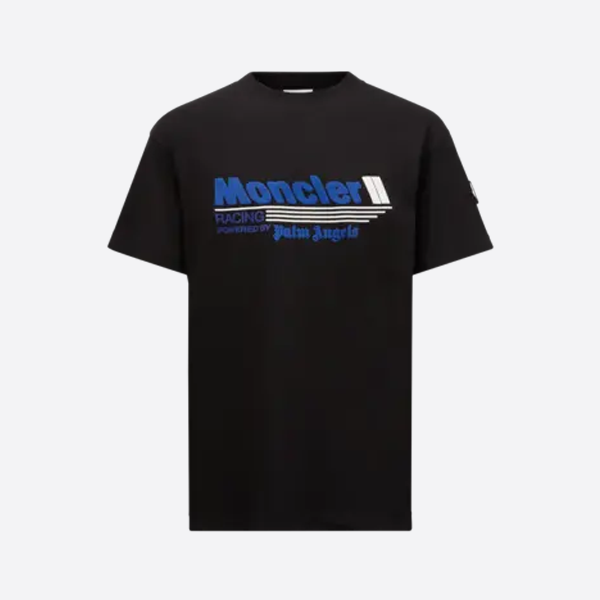 モンクレール＆パームエンジェルス コラボレーション レーシングプリント 半袖Tシャツ
