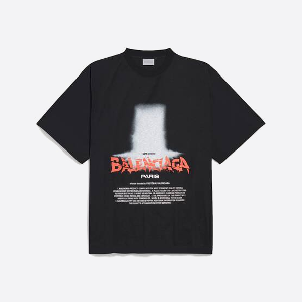 バレンシアガ インペリアルゲートプリント 半袖Tシャツ