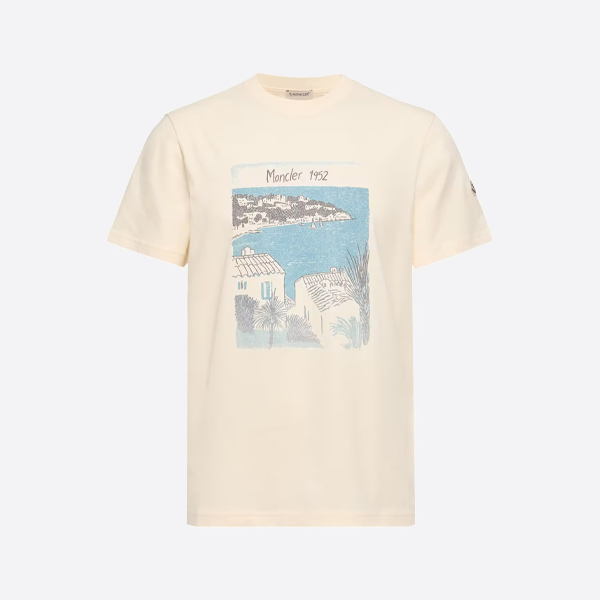 モンクレール コーストプリント 半袖Tシャツ
