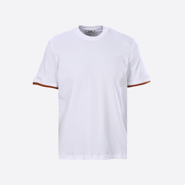 エルメス サドル ダブルレイヤー カフ 半袖Tシャツ