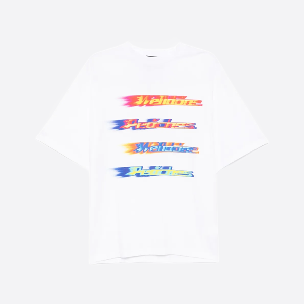 we11done コラボレーション フレイムバラージ 半袖Tシャツ