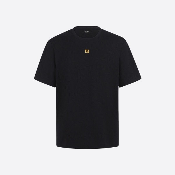 フェンディ FFセレリア刺繍Tシャツ ブラック FY1319