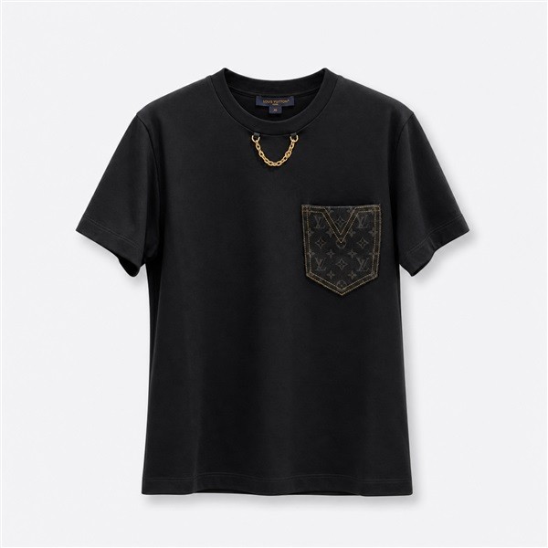 ルイヴィトン ウィメンズ グラフィック Tシャツ ブラック