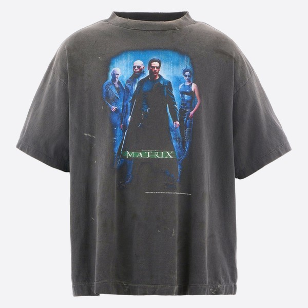 セント マイケル x マトリックス MTRX_SS Tシャツ Green Logo ブラック