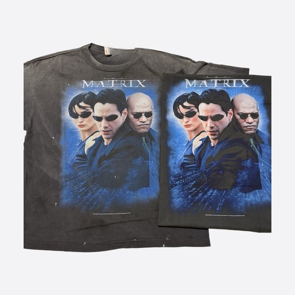 セント マイケル x マトリックス MTRX_SS Tシャツ White Logo ブラック