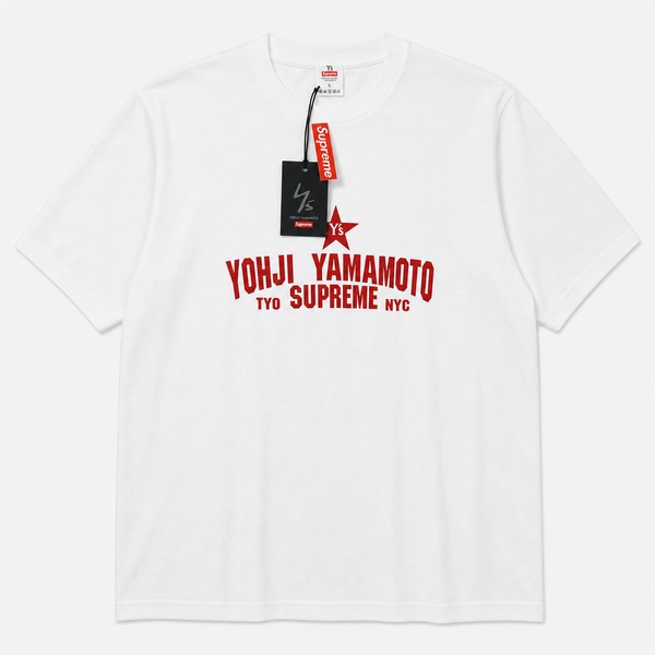 ワイズ/シュプリーム Star Tシャツ ホワイト/ブラック YX-T73-764