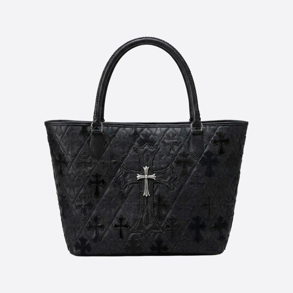 クロムハーツ ブラック クロス トート バッグ Monogram