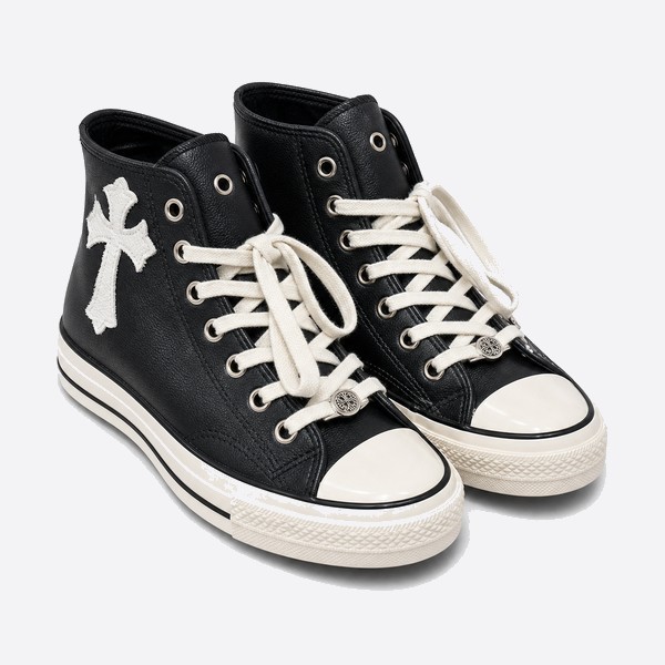 クロムハーツ x コンバース Haircalf 1970s High Top スニーカー ブラック