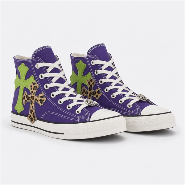 クロムハーツ x コンバース スエード 1970s High Top スニーカー グリーン