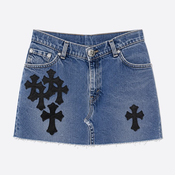 クロムハーツ x リーバイス 517 Denim Mini Skirt
