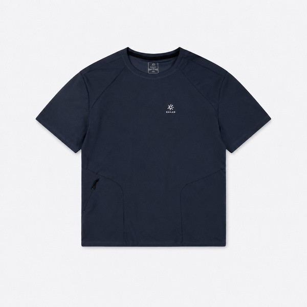 ケイラス レーザーボンデッド ヘムポケット 速乾Tシャツ ネイビー