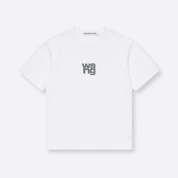 アレキサンダー ワン レイヤード WANGロゴTシャツ ホワイト