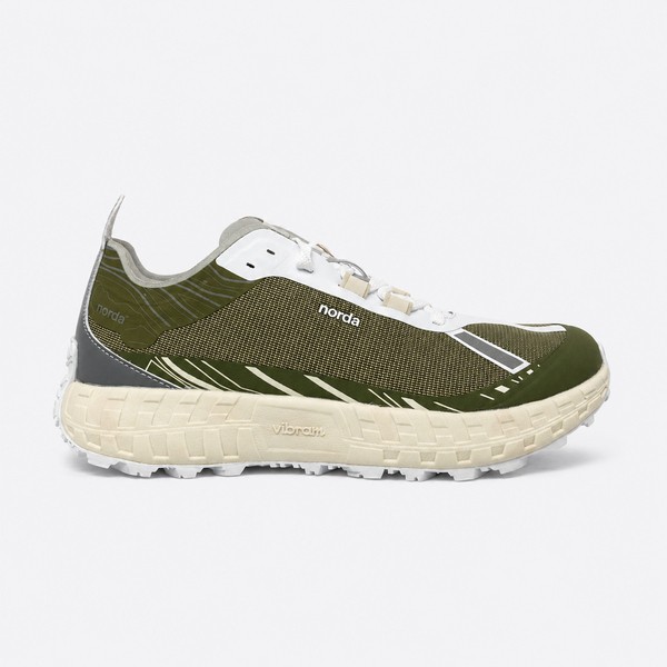 ノルダ 001 トレイルランニングシューズ オリーブ