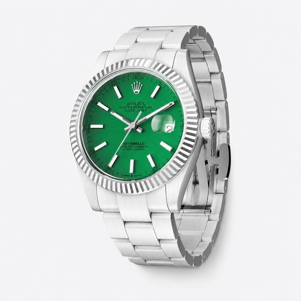 ロレックス デイトジャスト AETリモールド 41mm セラミック グリーンダイヤル