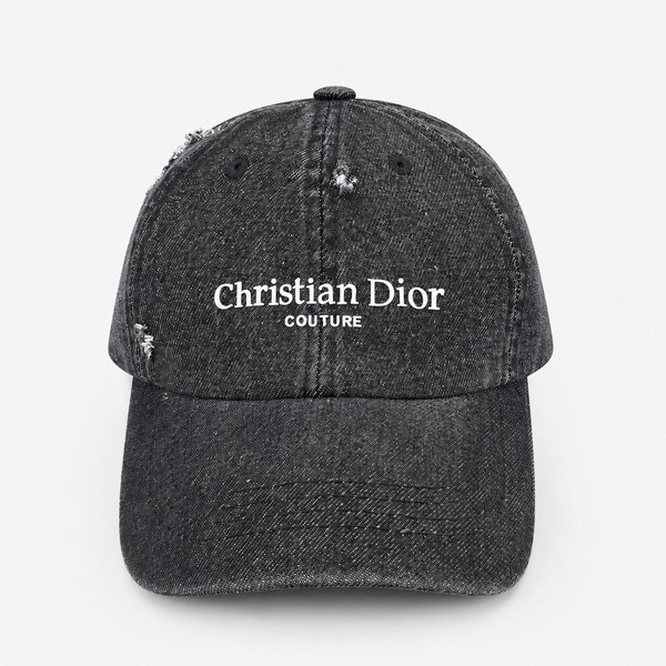 ディオール クリスチャン ディオール ロゴ ベースボールキャップ チャコール