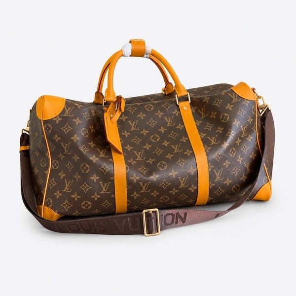 ルイ・ヴィトン Keepall Bandouliere 50 モノグラム イエロートリム M41416