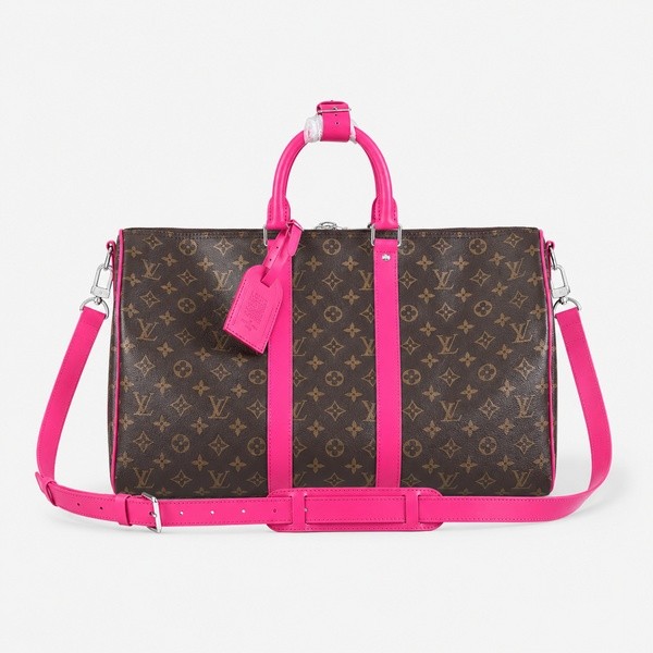 ルイ・ヴィトン Keepall Bandouliere 45 コロルマニア ピンク M13807
