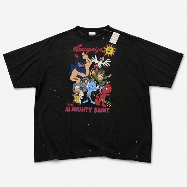 セントマイケル SS Tシャツ Almighty Saint ブラック