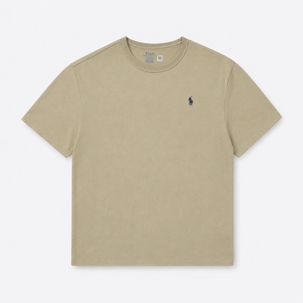ポロ ラルフローレン ジャージー クルーネックTシャツ カーキ 440903-T