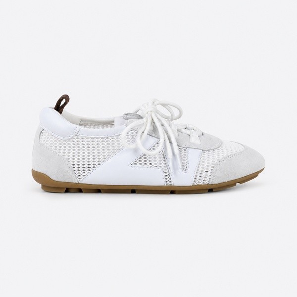 ルイヴィトン Sneakerina メッシュ レースアップスニーカー ホワイト