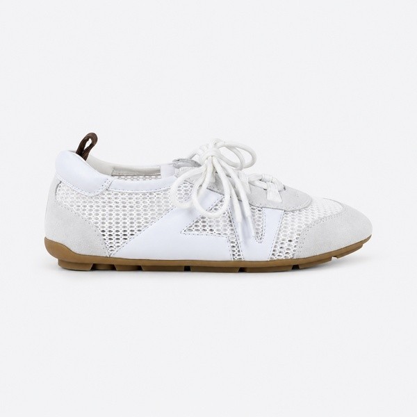 ルイヴィトン Sneakerina メッシュ レースアップスニーカー ホワイト