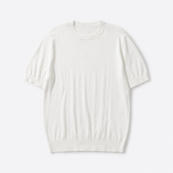 ゼニア Sabbia Oasi コットン Tシャツ ホワイト 30059723