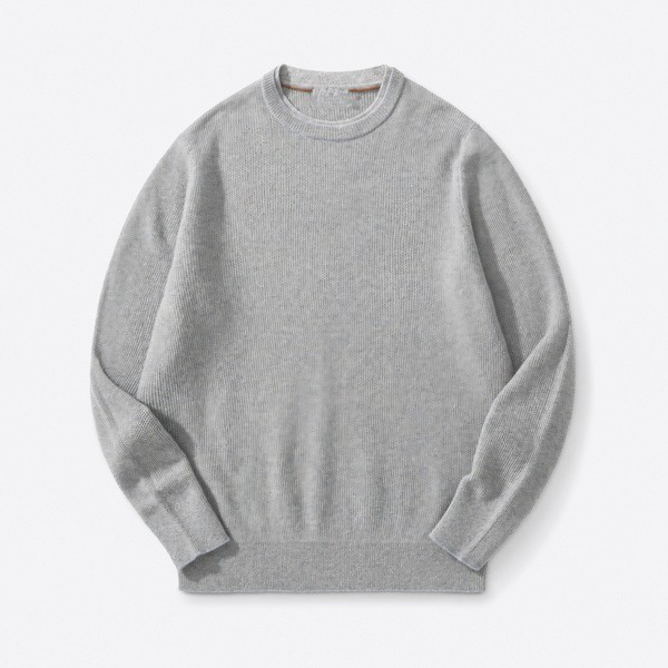 ロロ・ピアーナ City Pull ハニカム カシミヤ グレー