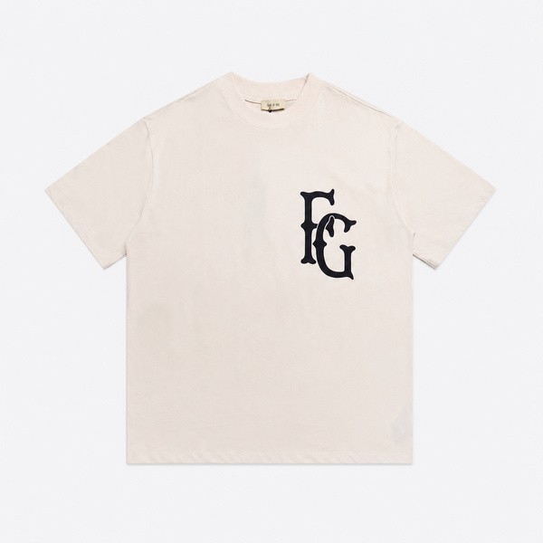 フィア オブ ゴッド 26ロゴ Tシャツ クリーム