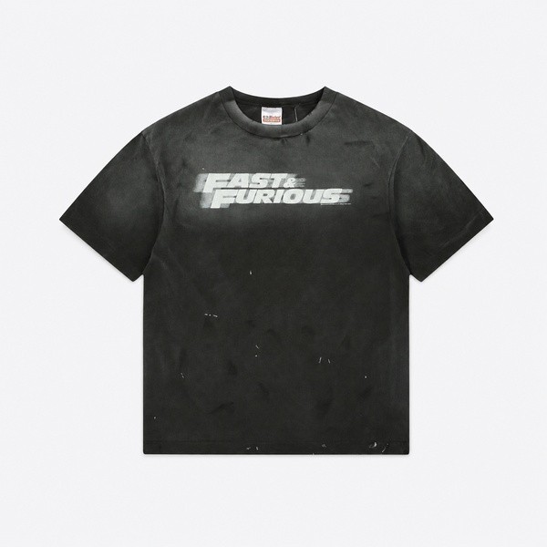 セントマイケル Fast Furious FF Tシャツ ブラック SM-MK8-0000-C06