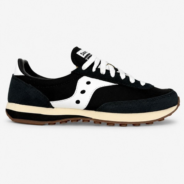 サッカニー Trainer 80 ロートップスニーカー ブラック/クリーム
