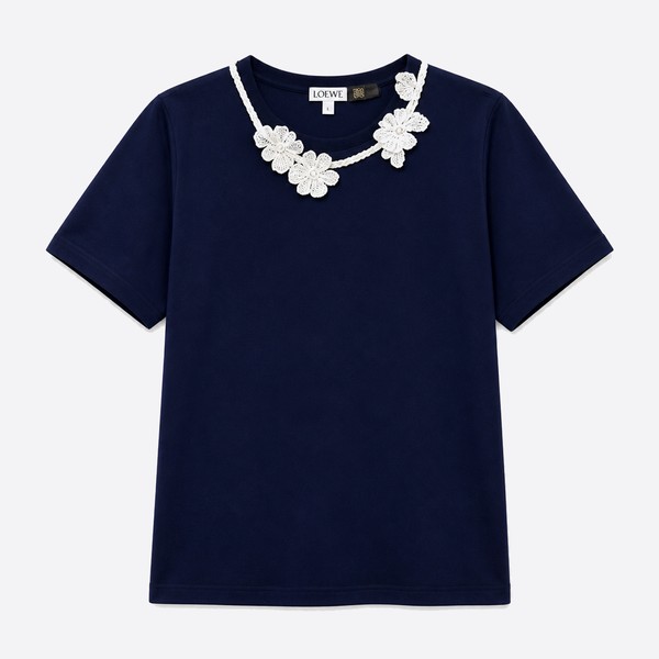 ロエベ パウラズ イビザ クロシェカラーTシャツ