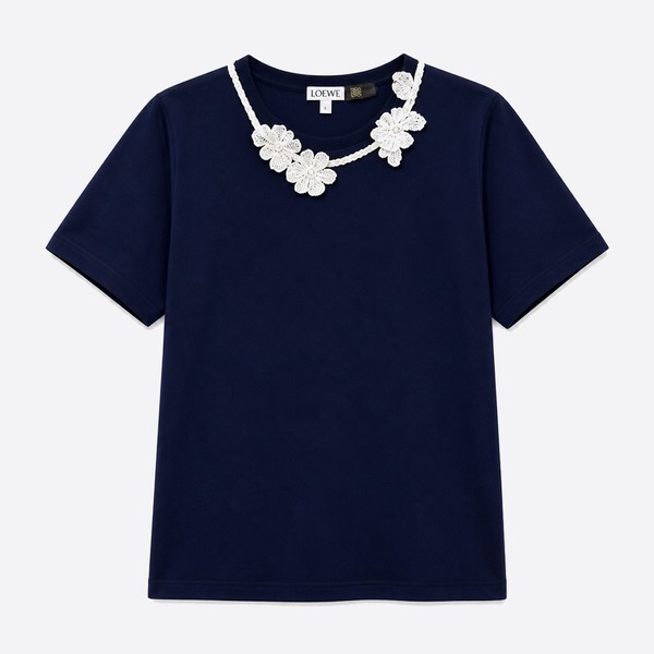 ロエベ パウラズ イビザ クロシェカラーTシャツ