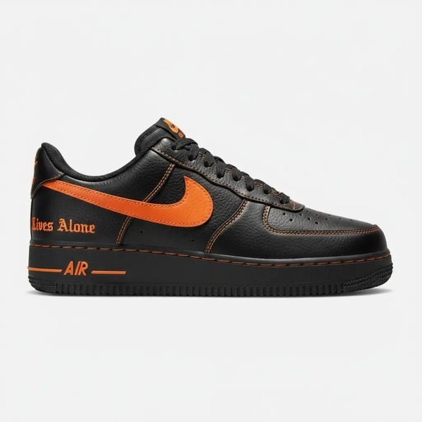 ナイキ VLONE x エア フォース 1 LOW ブラック/オレンジ AA5360-001