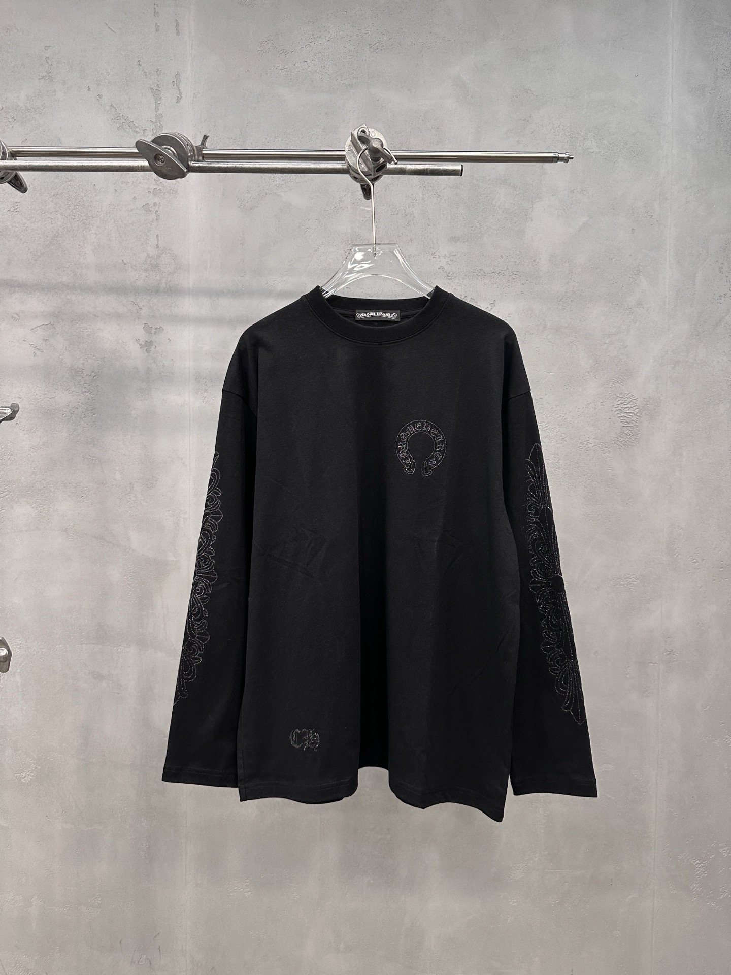クロムハーツ 長袖Tシャツ ブラック 詳細画像 1