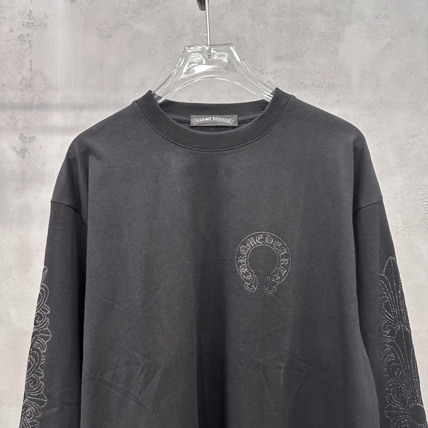 クロムハーツ 長袖Tシャツ ブラック 詳細画像 2