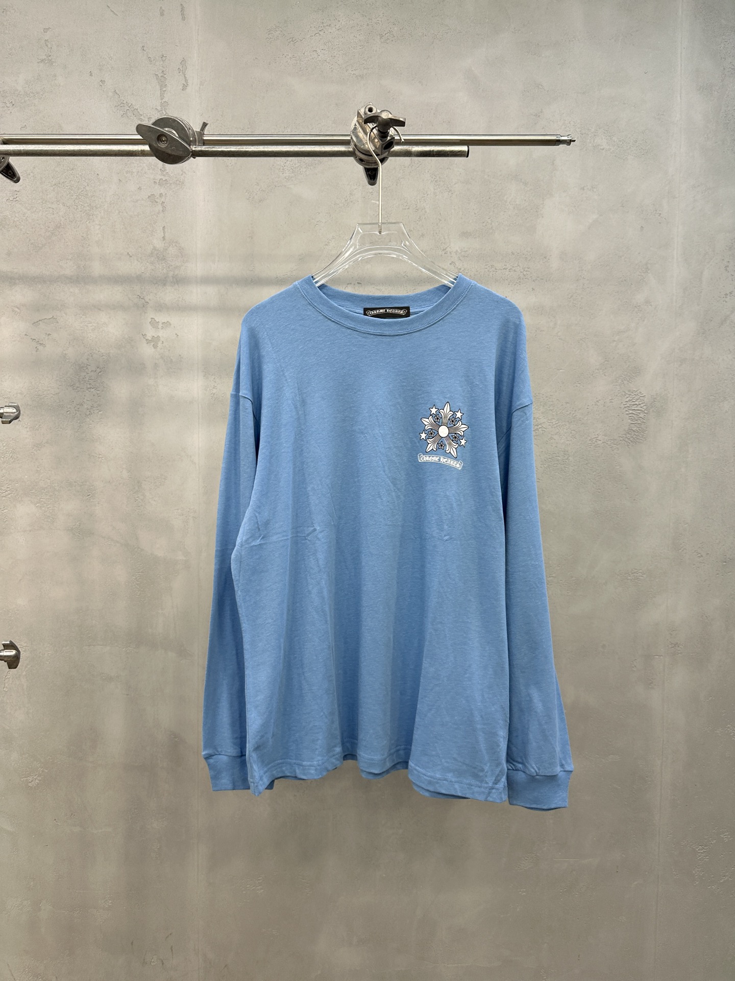 クロムハーツ 長袖Tシャツ ブルー 詳細画像 1
