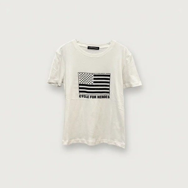 クロムハーツ × イクイノックス サイクル フォー ヒーローズ 2016 Tシャツ ホワイト