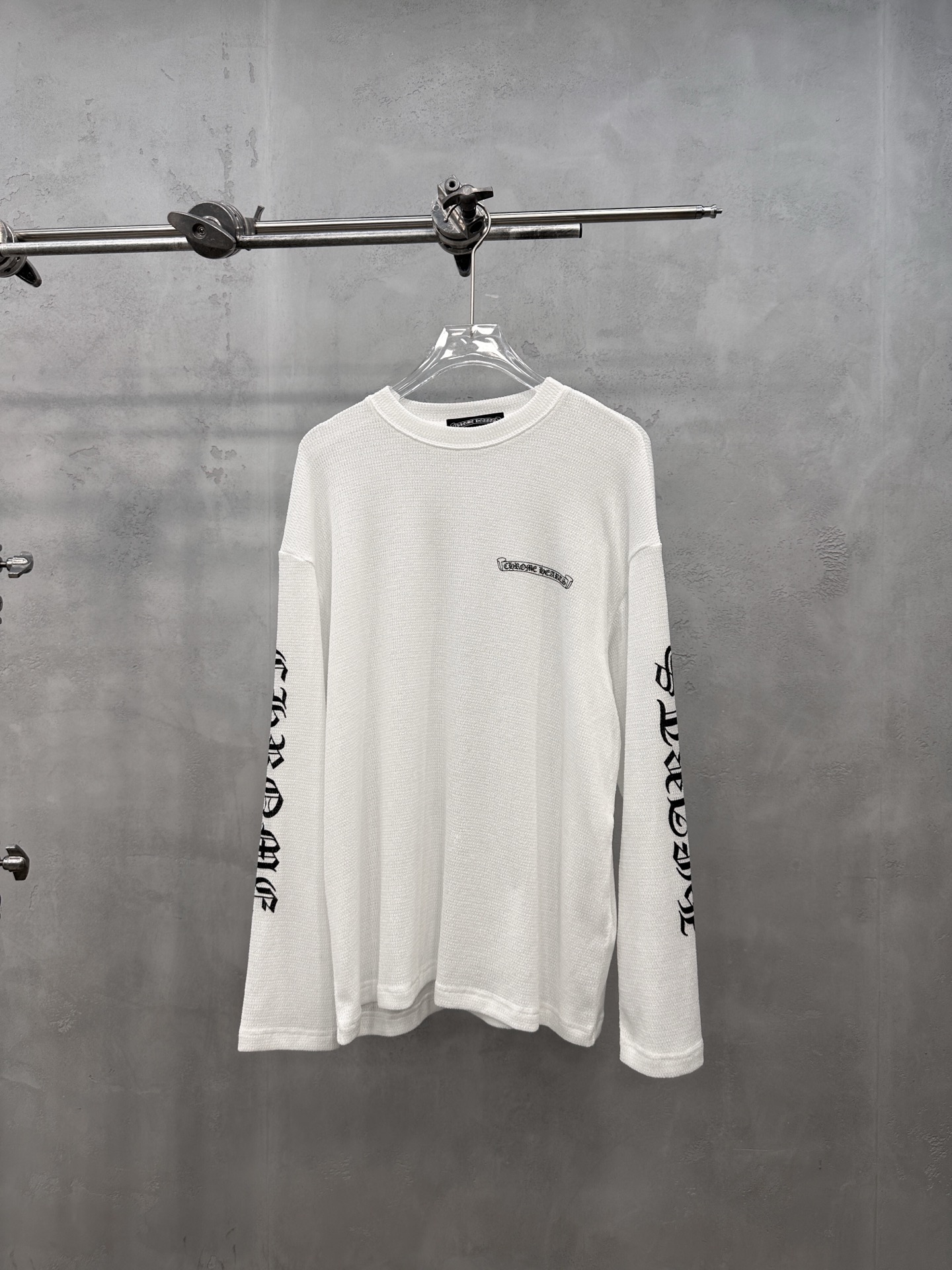 クロムハーツ 長袖プリントTシャツ ホワイト 詳細画像 1