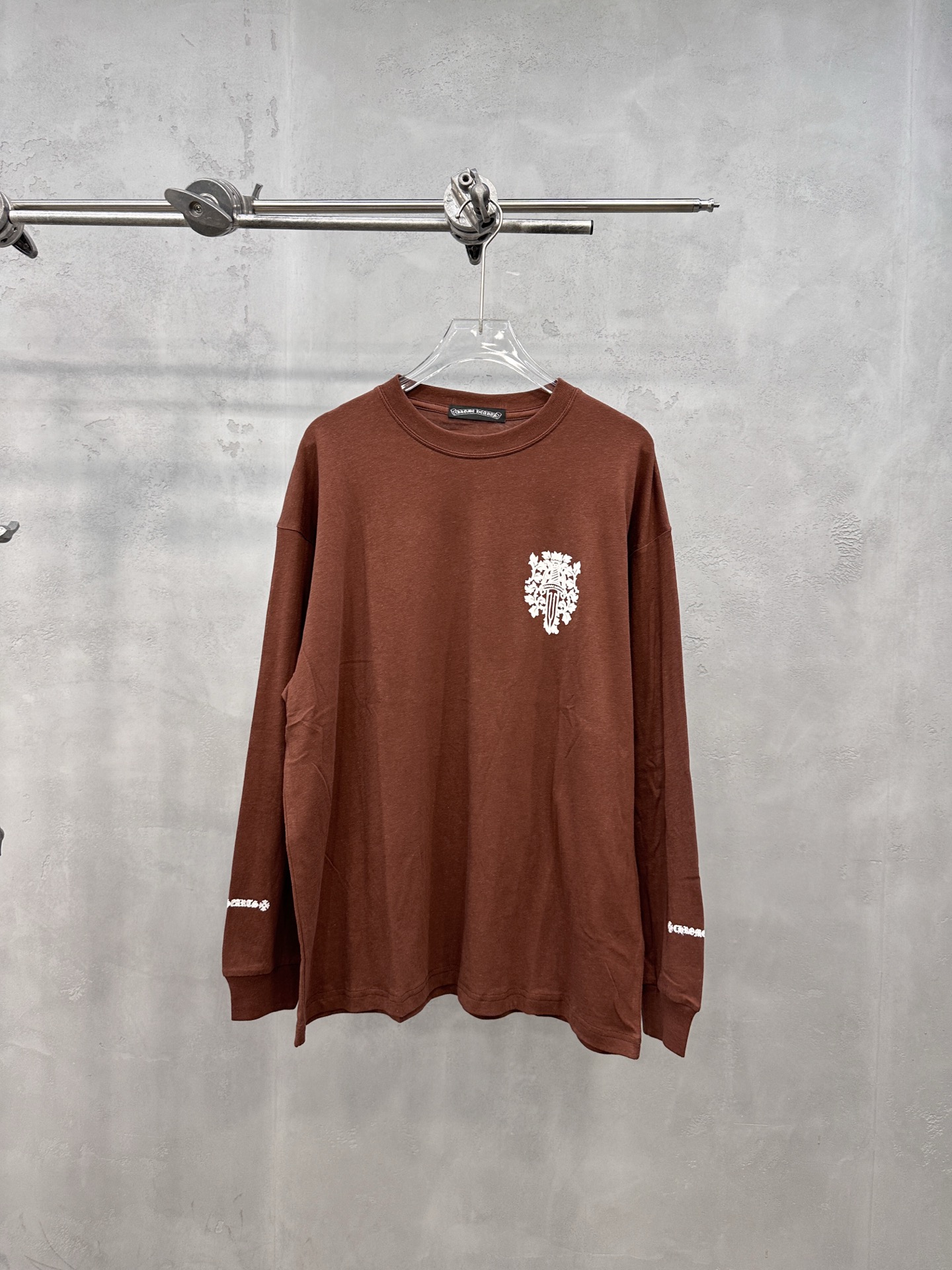 クロムハーツ 長袖Tシャツ ブラウン 詳細画像 1