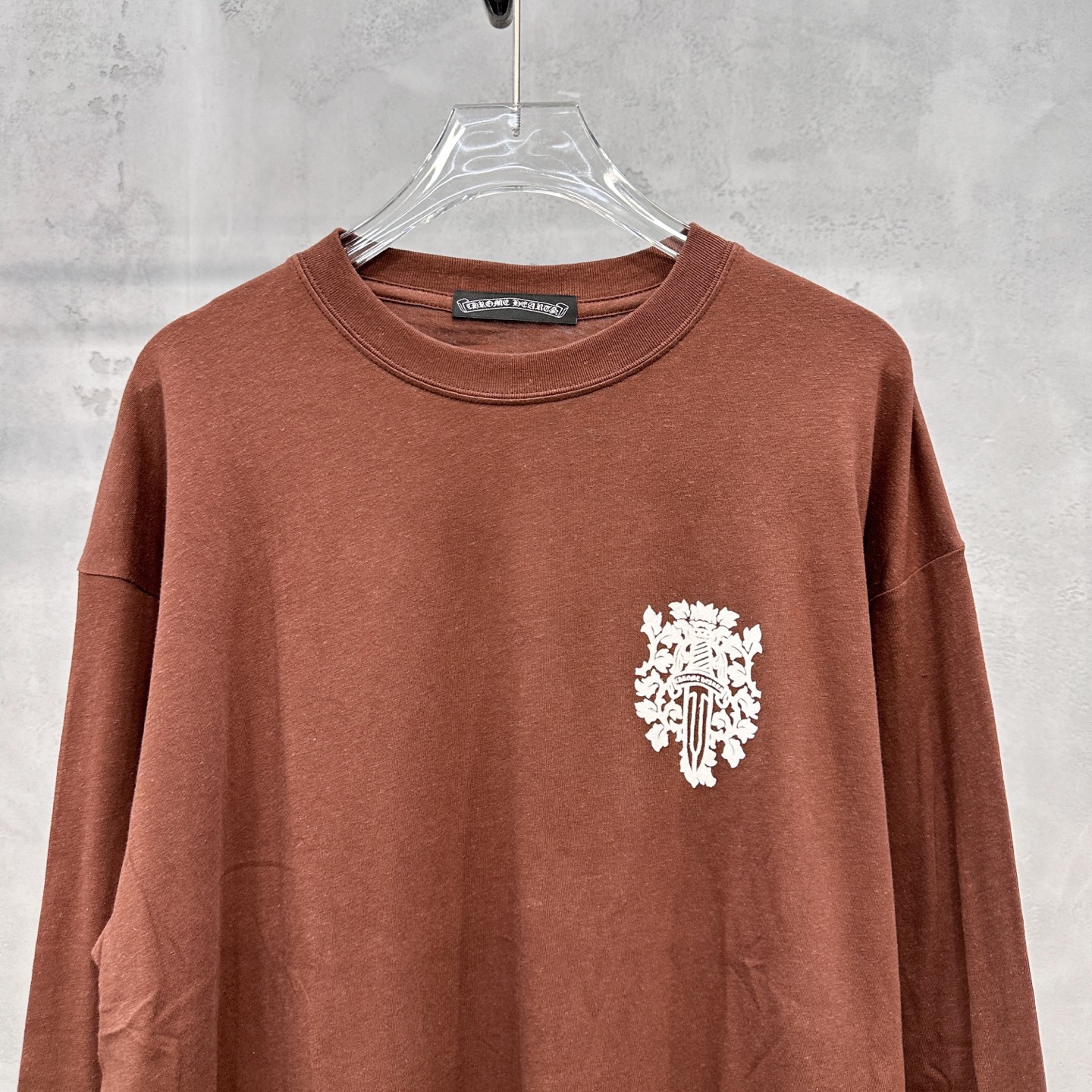 クロムハーツ 長袖Tシャツ ブラウン 詳細画像 2