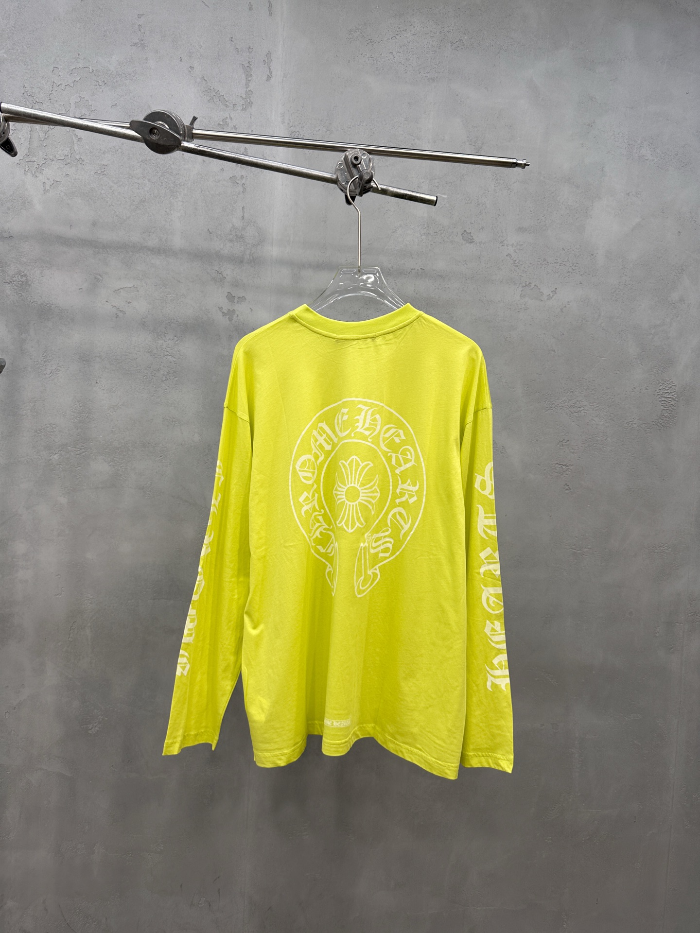 クロムハーツ 長袖Tシャツ ネオンイエロー 詳細画像 2