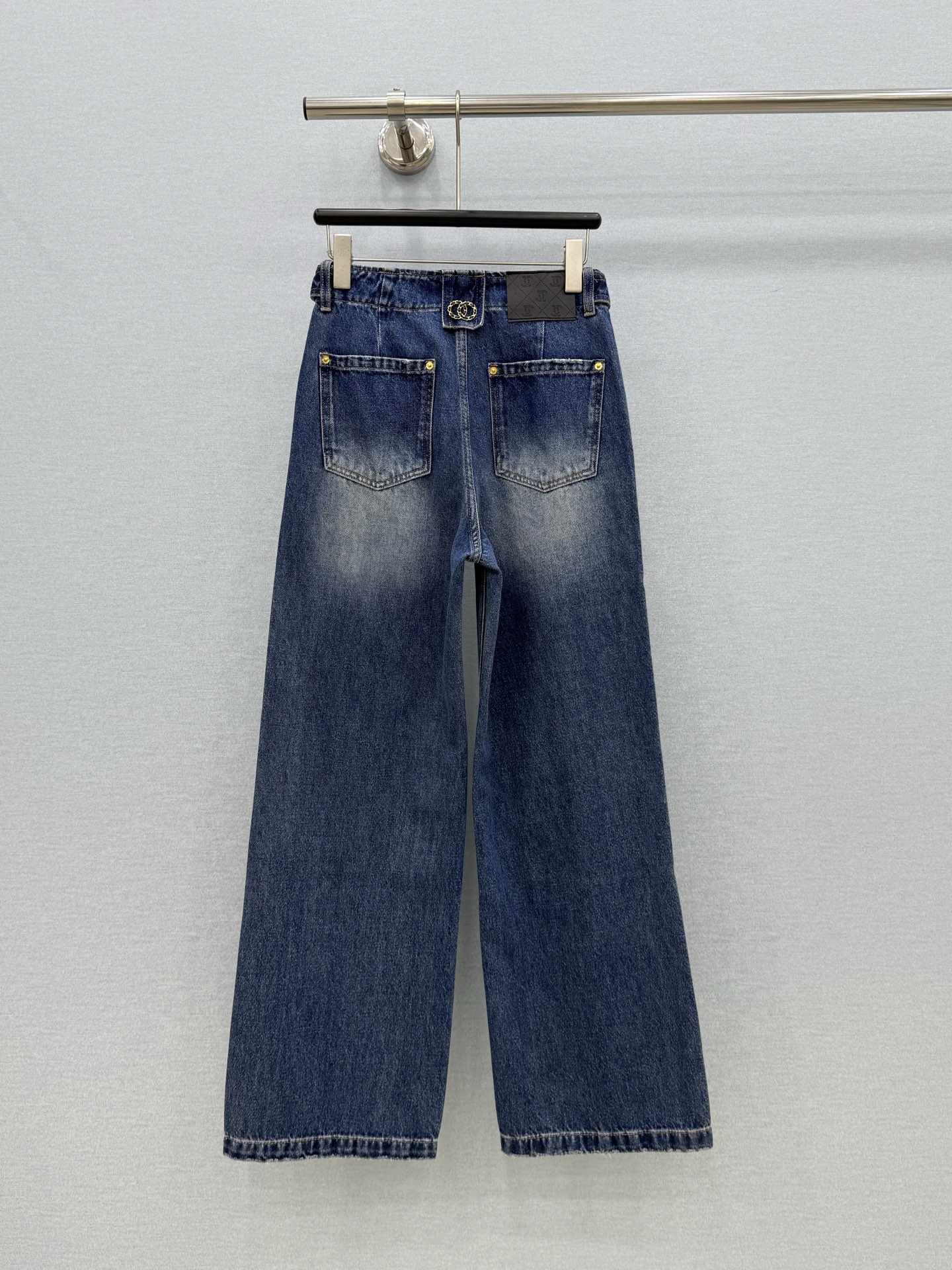 グッチ ホースビット付き コットンデニムパンツ ブルー 866906 XDDFW 4011 詳細画像 2