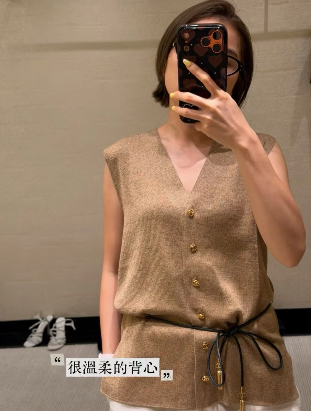 シャネル ニットベスト ベージュ CS336840528CHANEL 詳細画像 3
